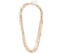 Collier FIRETTI "Gliederkette", gold (gelbgoldfarben), Halsketten, Damen, Metall, L: 45, Collier (35418630-0) gelbgoldfarben