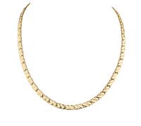 Collier FIRETTI "Schmuck Geschenk Gold 375 Halsschmuck Halskette Collier", gold (gelbgoldfarben), Halsketten, Damen, Gelbgold 375, L: 45 B: 5,15mm, Collier, B:5,15mm (38630715-0) gelbgoldfarben