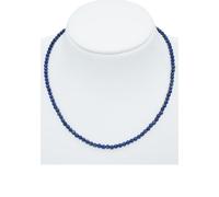 Collier FIRETTI "Schmuck Geschenk Halsschmuck Halskette Farbstein Edelstein Lapislazuli" Gr. 42, gold (gelbgoldfarben, blau), Halsketten, Damen, 42, Messing, B: 4mm, Collier, Made in Germany - mit Lap