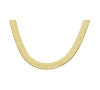 Collier flach Silber 925 goldplattiert diamantiert JL48-05-0144 JuwelmaLux