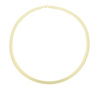Collier flach Silber 925 goldplattiert diamantiert JL48-05-0144 JuwelmaLux