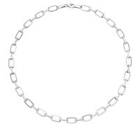 Collier Halskette 925 Sterling Silber 154 Zirkonia 45 cm Kette Silberkette