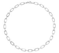 Collier Halskette 925 Sterling Silber 154 Zirkonia 45 cm Kette Silberkette