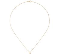 Collier Halskette mit Anhänger Herz 375 Gold Gelbgold 42 cm
