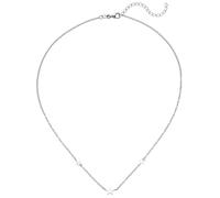 Collier Halskette mit Anhängern Sterne 925 Sterling Silber 43 cm