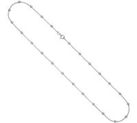 Jobo Damen Collier Halskette mit Kugeln 925 Sterling Silber 45 cm Kette Silberkette