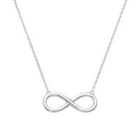 Collier GIORGIO MARTELLO MILANO "Infinity, Silber 925" Halsketten Gr. 45 cm, Silber 925 (Sterlingsilber), silberfarben (silber) Damen Colliers (65147325-0)