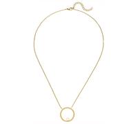 Collier JOBO, gold (goldfarben), Halsketten, Damen, Edelstahl Perlen, L: 50, Edelstahl, Perlen, Collier, Edelstahl goldfarben beschichtet mit Süßwasser-Zuchtperle (83786817-0) goldfarben