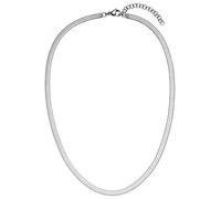 Collier JOBO "Halskette Herringbone", edelstahlfarben, Halsketten, Damen, Edelstahl, L: 45, Collier, Edelstahl 40-45 cm verstellbar (43194526-0) edelstahlfarben