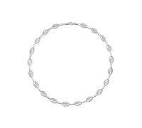 Collier JOBO "Halskette ohne Anhänger", silber 925, Halsketten, Damen, Silber 925 (Sterlingsilber), L: 45, Collier, 925 Silber gehämmert 45 cm (50869129-0) silber 925