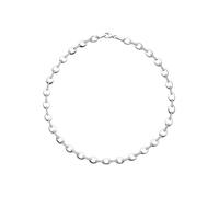 Collier JOBO "Kette ohne Anhänger", silber (silber 925), Halsketten, Damen, Silber 925 (Sterlingsilber), L: 45, Collier, 925 Silber mit 196 Zirkonia 45 cm (68778530-0) silber 925