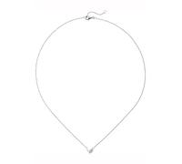 Collier JOBO "mit 8 Diamanten zart", weißgold 585, Halsketten, Damen, Diamanten Weißgold 585, L: 45, Diamanten, Weißgold 585, Collier, 14 Karat 585 Weißgold 45 cm (31532230-0) weißgold 585