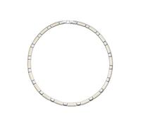 Collier JOBO, silber (edelstahlfarben), Halsketten, Damen, Edelstahl, L: 47, Collier, Edelstahl 47 cm (76980726-0) edelstahlfarben