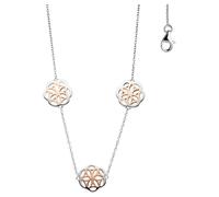 Collier JOBO, silber (silber 925), Halsketten, Damen, Silber 925 (Sterlingsilber), L: 42, Collier, 925 Silber bicolor vergoldet (25526738-0) silber 925