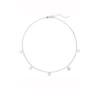 Collier JOBO, silber (silber 925), Halsketten, Damen, Silber 925 (Sterlingsilber), L: 44, Collier, mit Plättchen 925 Silber 44 cm (92034560-0) silber 925