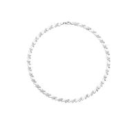 Collier JOBO, silber (silber 925), Halsketten, Damen, Silber 925 (Sterlingsilber), L: 45, Collier, 925 Silber mit 144 Zirkonia 45 cm (55165422-0) silber 925