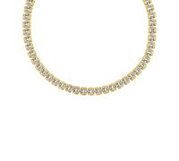 Collier JOOP "Schmuck, Geschenk", gold (gelbgoldfarben, edelstahlfarben), Halsketten, Damen, Edelstahl, L: 46 B: 9mm, Collier, B:9mm (56079516-0) gelbgoldfarben, edelstahlfarben