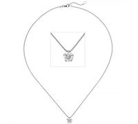 Collier Kette mit Anhänger 585 Gold Weißgold 1 Diamant Brillant 1,0 ct. 45 cm