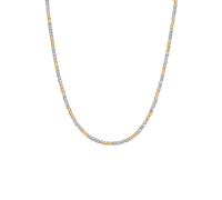 Kette ohne Anhänger FIRETTI "Schmuck Geschenk Silber 925 Halsschmuck Halskette Kugelkette bicolor" Halsketten Gr. 45, Silber 925 (Sterlingsilber), Länge: 45 cm, silberfarben (gelbgoldfarben, silberfarben) Damen (85270856-45) gelbgoldfarben, silberfarben