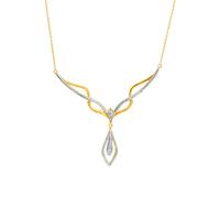 Collier LADY, silber (silber vergoldet 925), Halsketten, Damen, Metall, Collier (29685060-0) silber vergoldet 925