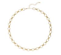 Collier LASCANA "Halskette", Damen, Gr. Eisen, L: 45, gold (goldfarben), Halsketten Collier, NEU modische Gliederkette (25021604-0) goldfarben