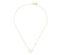 Luigi Merano Collier Herz Mittelteil, Gold 585 45 cm