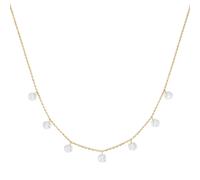 Collier LUIGI MERANO "mit Zirkonia Steinen, Gold 375" Halsketten Gr. 45 cm, Gelbgold 375, goldfarben (gold) Damen Colliers (84505936-0)