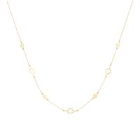 Collier LUIGI MERANO "mit Zwischenteilen, Gold 375" Halsketten Gr. 45 cm, Gelbgold 375, goldfarben (gold) Damen Colliers (42645441-0)