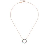 Collier "mit synth. Rubin, Saphir und Kristallsteinen, Silber 925", rosa (mehrfarbig), GIORGIO MARTELLO MILANO, Halsketten, Damen, 45cm, Silber 925 (Sterlingsilber), Collier (90166357-0) mehrfarbig