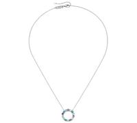 Collier "mit Zirkonia und Kristallsteinen, Silber 925", bunt (mehrfarbig), GIORGIO MARTELLO MILANO, Halsketten, Damen, 45cm, Silber 925 (Sterlingsilber), Collier (92235413-0) mehrfarbig
