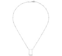 Collier "Mittelteil U-förmig, glänzend, Silber 925", schwarz (silber), GIORGIO MARTELLO MILANO, Halsketten, Damen, 45cm, Silber 925 (Sterlingsilber), Collier (38288410-0) silber
