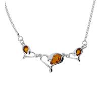 Collier OSTSEE-SCHMUCK "Ostsee-Schmuck Collier Herz Collier Herz", silber, Halsketten, Damen, 45cm, Silber 925 (Sterlingsilber), L: 45, Collier (22129328-0) silber