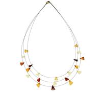 Collier OSTSEE-SCHMUCK "Ostsee-Schmuck Collier Nalia Collier Nalia", braun, Halsketten, Damen, 42cm, Bernstein, L: 42, Collier (48999844-0) braun