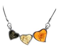 Collier OSTSEE-SCHMUCK "Ostsee-Schmuck Collier Herz Collier Herz", silber (weiß, neutral), Halsketten, Damen, 44cm, Silber 925 (Sterlingsilber), L: 44, Collier (56810144-0)