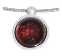 Collier OSTSEE-SCHMUCK "Ostsee-Schmuck Collier Kugel 10 mm-Sarah Vicenca" Gr. 42, silber, Halsketten, Damen, 42cm, Bernstein, L: 42, Collier (44969000-42) silber