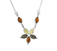 Collier OSTSEE-SCHMUCK "Ostsee-Schmuck Collier Nuka Collier Nuka", silber (weiß, neutral), Halsketten, Damen, 42cm, Silber 925 (Sterlingsilber), L: 42, Collier (61776857-0)