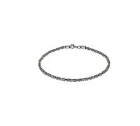 Collier-Set ZEEME "Silber 925 poliert Königskette 2,2mm breit", weiß, Halsketten, Herren, 21cm, Silber 925 (Sterlingsilber), L: 21 B: 2,2mm, glänzend, Collier-Set, B:2,2mm (53774062-0)