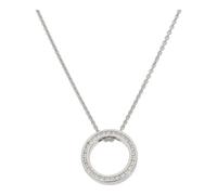 Collier Silber 925 Anker Zirkonia Rund JL10-05-3857 JuwelmaLux