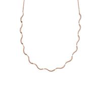 Collier SKAGEN "Schmuck Geschenk Edelstahl Halskette WAVE", rosa (roségoldfarben), Halsketten, Damen, Edelstahl, L: 46, Collier (87002232-0) roségoldfarben