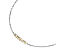 Collier SMART JEWEL "Himbeerkette, Rondelle, Zirkonia Steine, Silber 925", silber (silber, vergoldet bicolor), Halsketten, Damen, 47cm, Silber 925 (Sterlingsilber), Collier (67426502-0) silber, vergol