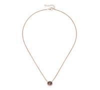 Collier SMART JEWEL "mit weißen und braunem Zirkonia, Silber 925", rosa (braun), Halsketten, Damen, 45cm, Silber 925 (Sterlingsilber), Collier (91598320-0) braun