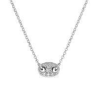 Smart Jewel - Collier Mittelteil mit Zirkonia, Silber 925 Ketten 1 ct Silber