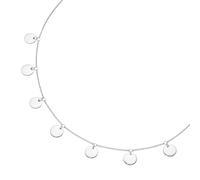 Smart Jewel - Collier Plättchen, Silber 925 Ketten Silber Damen