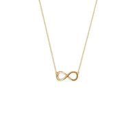 XENOX Collier Infinity aus 925/- Sterlingsilber IP-vergoldet gelb