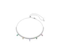 Collier SWAROVSKI "Schmuck Geschenk 2026 CAPSULE Halskette", bunt (metallfarben, kristallweiß, grün, gelb, lila, pink), Halsketten, Damen, Metall, Collier, mit Swarovski Kristall, Zirkonia (synth.) (3