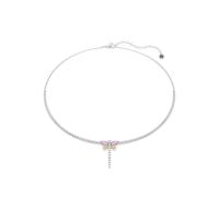 Collier SWAROVSKI "Schmuck Geschenk 2026 CAPSULE Halskette", silber (metallfarben, kristallweiß, pink, gelb, blau, weiß), Halsketten, Damen, Metall Perlen, Metall, Perlen, Collier, mit Swarovski Krist