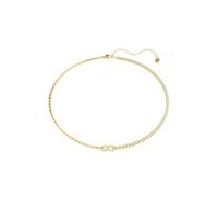 Collier SWAROVSKI "Schmuck Geschenk MATRIX Halskette", gold (gelbgoldfarben, kristallweiß), Halsketten, Damen, Metall, Collier, mit Swarovski Kristall (87152220-0) gelbgoldfarben, kristallweiß