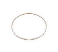 Collier SWAROVSKI "Schmuck Geschenk MATRIX Halskette", roségoldfarben, kristallweiß, Halsketten, Damen, Metall, Collier, mit Swarovski Kristall (20194639-0) roségoldfarben, kristallweiß