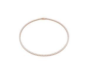 Collier SWAROVSKI "Schmuck Geschenk MATRIX Halskette", roségoldfarben, kristallweiß, Halsketten, Damen, Metall, Collier, mit Swarovski Kristall (20194639-0) roségoldfarben, kristallweiß