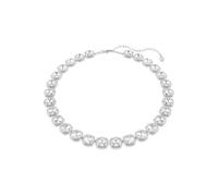 Collier SWAROVSKI "Schmuck Geschenk UNA Halskette", metallfarben, kristallweiß, Halsketten, Damen, Metall, Collier, mit Swarovski Kristall (45837122-0) metallfarben, kristallweiß